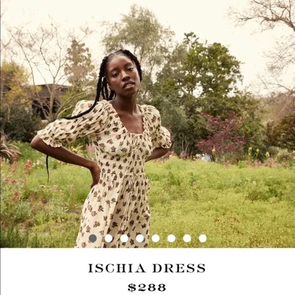 DÔEN Ischia Dress in Solstice Canyon Block Print size small